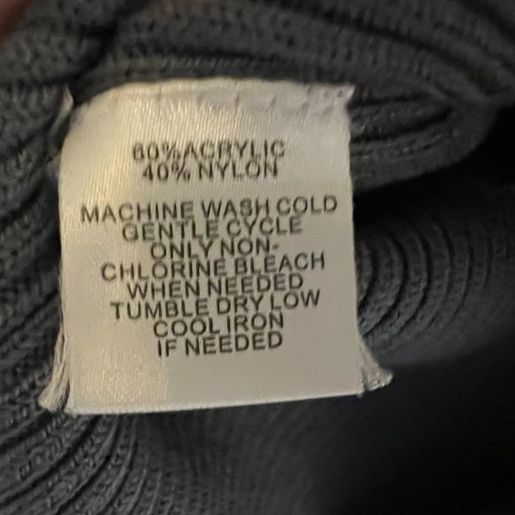 Loft Slate Blue Cowlneck Long Sleeve Sweater - Medium - Picture 5 of 5